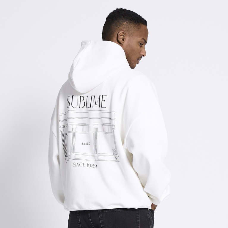 Printed hoodie "Over"